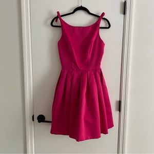 En Francais by Huey Waltzer Pink Formal Cocktail Dress
